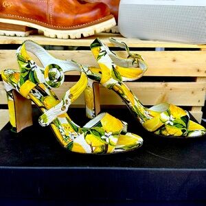 Dolce & Gabbana Limoni Fondo Bianco